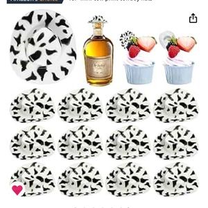 25 ct mini cow pint cowboy hat
